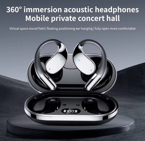 AI translation earbuds provide real-time, two-way language interpretation of 100+ languages.